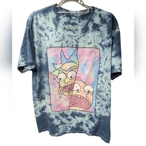 Rick & Morty Unisex Tie Dye Tee Sz M
